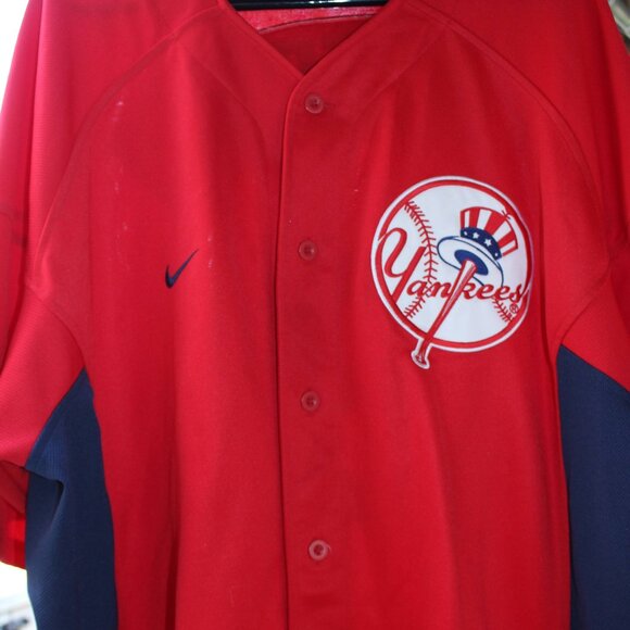 Baseball VTG Derek Jeter Jersey NY Yankees #2 Nike Team Genuine Merchandise - Picture 5 of 15